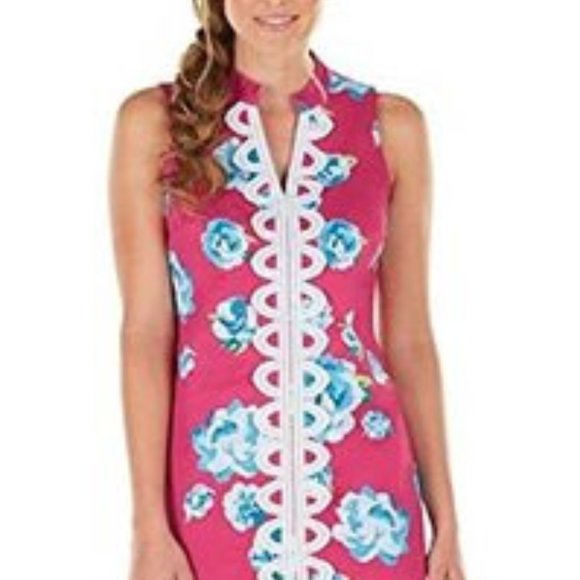 Mud Pie Mia Pink Sleeveless Dress - Medium (This item runs small) - Picture 1 of 2